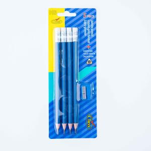 قلم رصاص جامبو 4 أقلام مع براية
